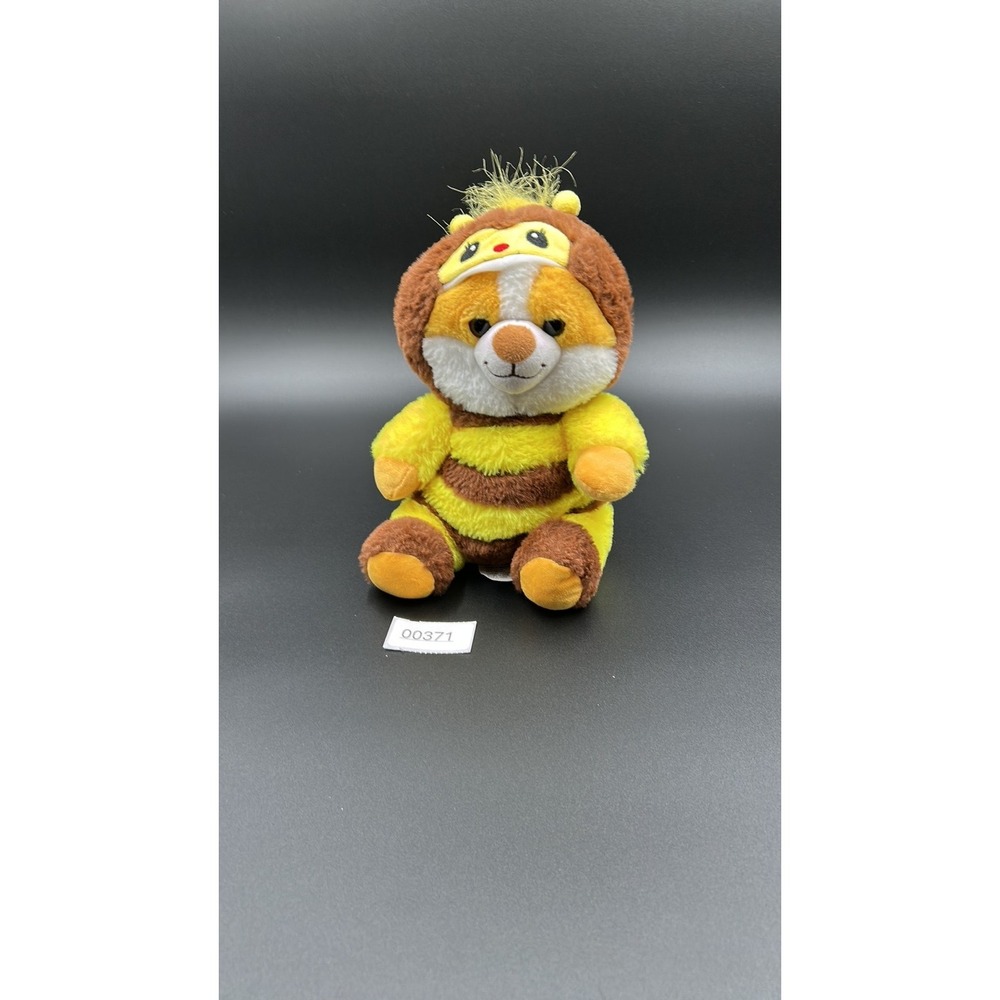 Peek-A-Boo Toys Corgi Plush Bumblebee Costume Yellow Brown Dog Stuffed Animal